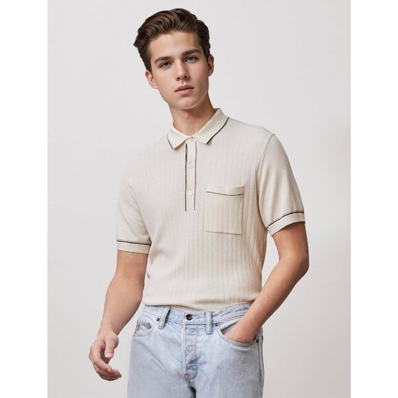 "Polo Casual Short Sleeve T- Shirts for Men - Comfortable and Stylish" - Picture 5 of 7